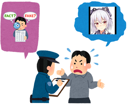 GANの仕組みを示すイラスト(GeneratorとDiscriminatorの対立構造)